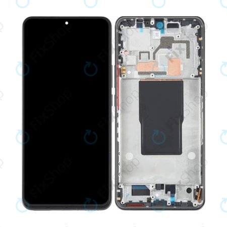 Xiaomi 12T 220712AG - Ecran LCD + Sticlă Tactilă + Ramă (Black) OLED