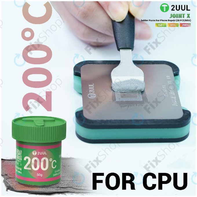 Pastă de lipit, temperatură înaltă, 2UUL FS200, (200C)