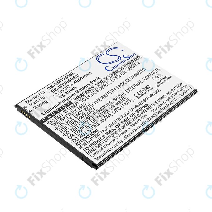 Baterie pentru Samsung Galaxy Tab Active 2 8.0, 4050mAh, Li-Pol, 3.8V, EB-BT365BBU, HQ