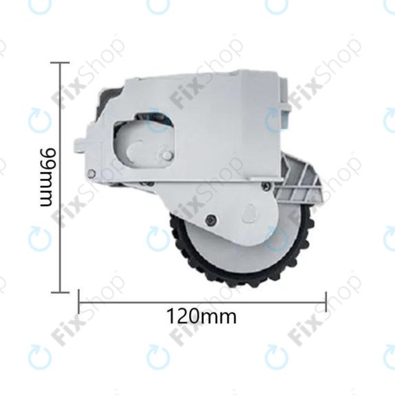 Xiaomi Dreame F9, Mi Robot Vacuum Mop (Mijia 1C), 2 Pro+ (Mijia 1T) - Roată cu Motor (Dreapta) (Alb)