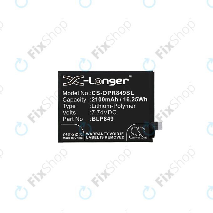 Realme GT 5G RMX2202, GT Neo RMX3031 - Baterie BLP849 2100mAh HQ