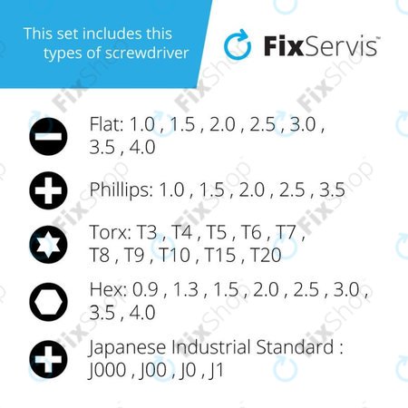 Jakemy JM-8166 - Set de Unelte de service pentru service electronic 61în1