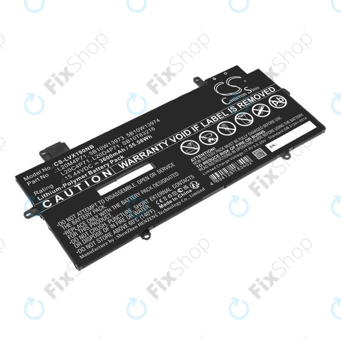 Baterie pentru Lenovo Thinkpad X1 Carbon G9, G10, X1 Yoga Gen 6, 7, 3600mAh, Li-Pol, 15.44V, 5B10W13973, HQ