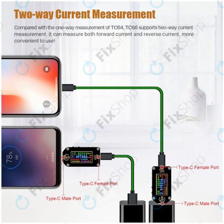 Joy-it JT-TC66C - USB Multimeter (USB-C)
