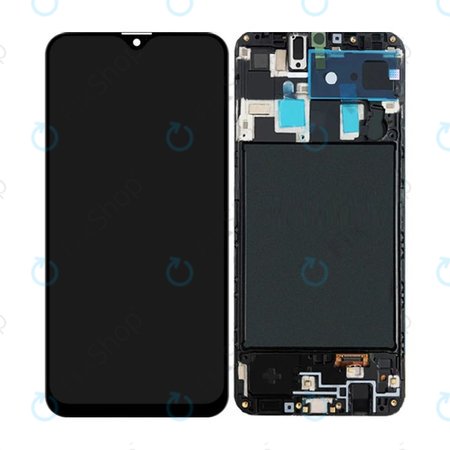 Samsung Galaxy A20 A205F - Ecran LCD + Sticlă Tactilă + Ramă OLED