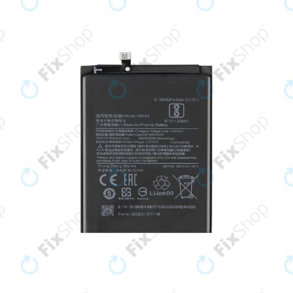 Xiaomi Redmi 9, 9A, Note 9 - Baterie BN54 5020mAh
