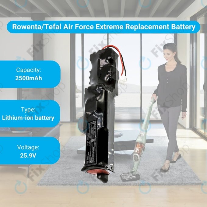 Rowenta Air Force Extreme RH-series, Tefal TY-series - Baterie RS-RH5274 Li-Ion 25.9V 2500mAh HQ