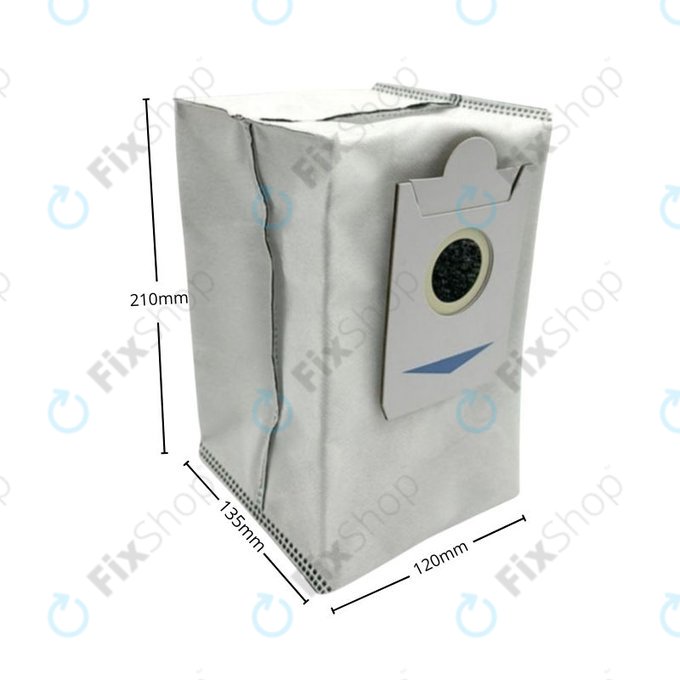 Sac de praf, 3 buc., Carbon activ pentru Ecovacs Deebot X2-series, X5-series