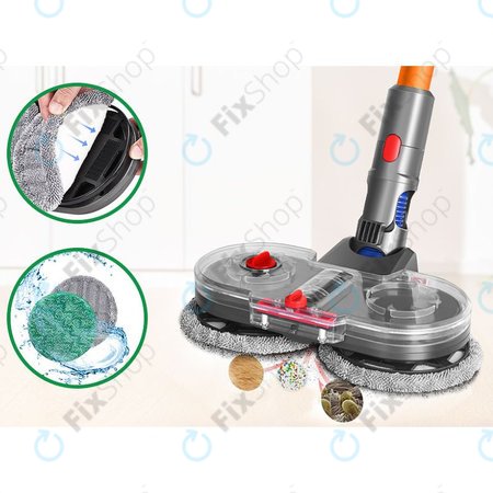 Dyson V-series, Outsize - Cap de mop electric cu rezervor