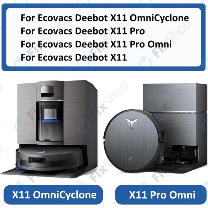 Perie laterală, 2 buc. pentru Ecovacs X11, X11 Omni, X11 Pro, X11 Pro Omni , X11 Omni, X11 Pro, X11 Pro Omni