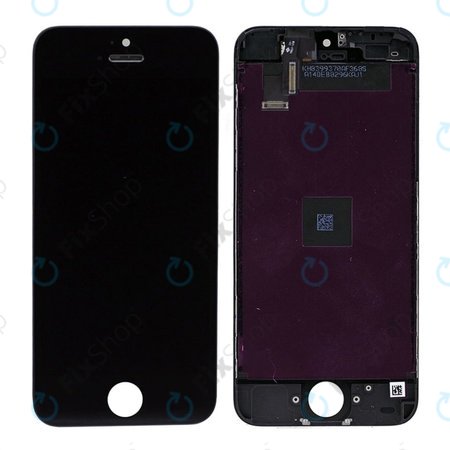 Apple iPhone 5C - Ecran LCD + Sticlă Tactilă + Ramă (Black) TFT