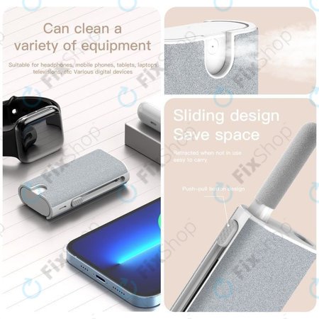 Instrument multifuncțional pentru curățarea telefoanelor și căștilor 5 în 1