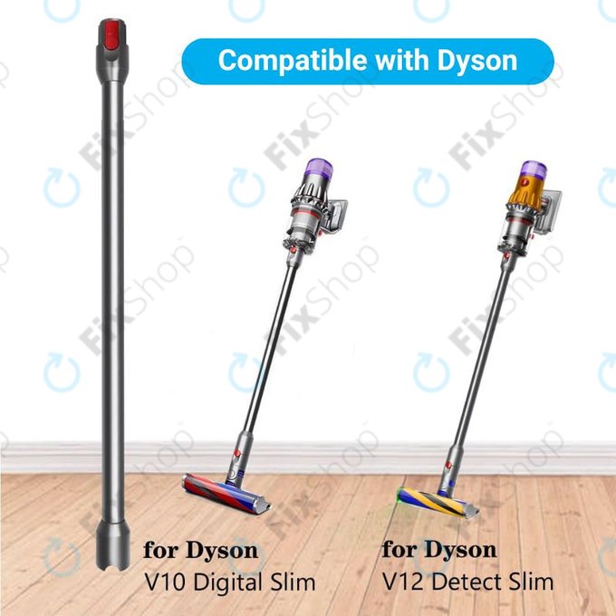 Dyson V12 - Tija de aspirare (Argint)
