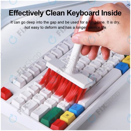 Perie de curățare multifuncțională + stilou de curățare + taste de ieșire