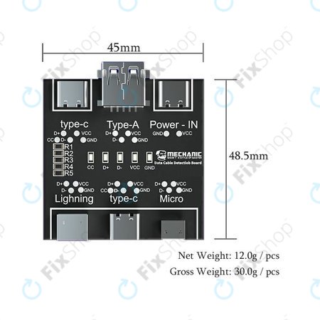Mechanic DT3 - Cable Tester (Lightning, USB-C, microUSB)