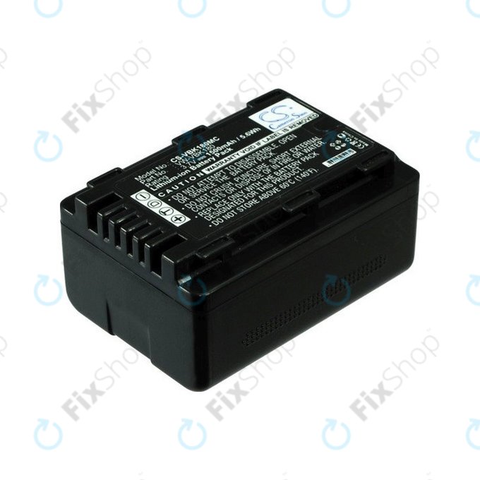 Baterie pentru Panasonic HDC, HC a SDR, 1500mAh, Li-Ion, 3.7V, VW-VBK180, HQ