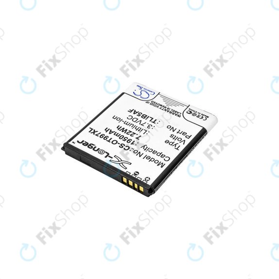 Baterie pentru Alcatel One Touch 997, X Pop, TCL S710, S800, 1950mAh, Li-Ion, 3.7V, TLiB5AF, HQ