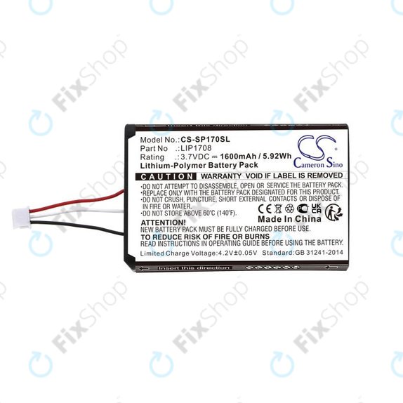 Baterie pentru Sony PS5 DualSense, 1600mAh, Li-Pol, 3.7V, LIP1708, HQ