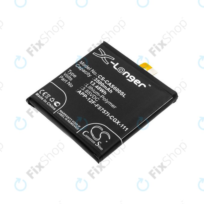 Baterie pentru Caterpillar CAT S60, 3500mAh, Li-Pol, 3.85 V, APP-12F-F5757I-CGX-111, HQ