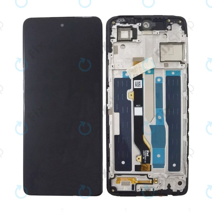 Infinix Note 30 - Ecran LCD + Sticlă Tactilă + Ramă (Obsidian Black) TFT