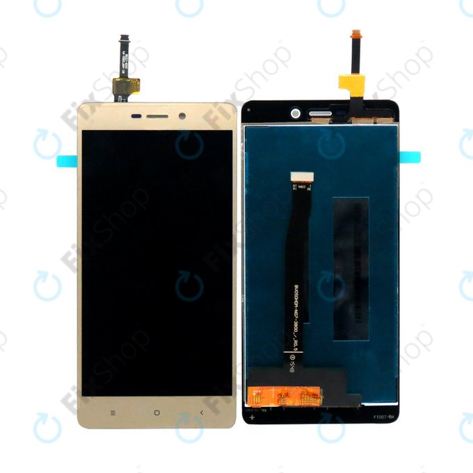 Xiaomi Redmi 3, Redmi 3S, Redmi 3 Pro - Ecran LCD + Sticlă Tactilă (Gold) TFT