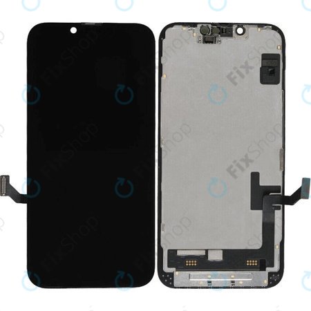 Ecran Soft OLED pentru iPhone 14 - Sticlă Tactilă + Ramă, DIAGNOSTIC