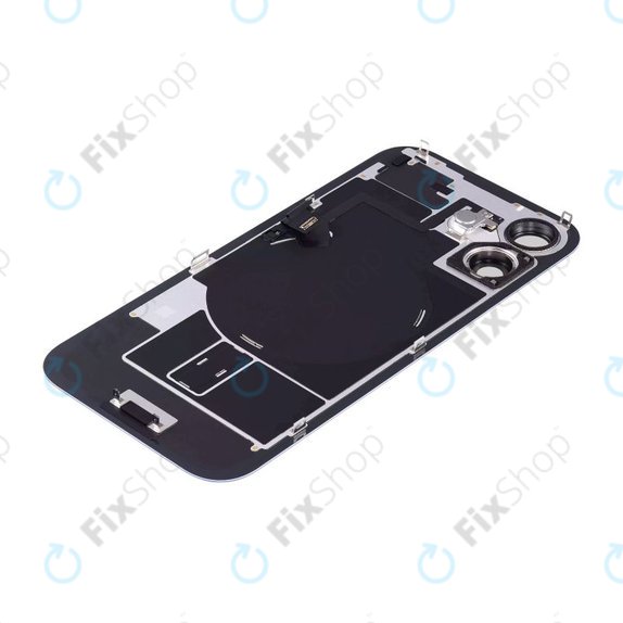 Apple iPhone 16 Plus - Sticlă pentru carcasa din spate + Sticlă cameră + Placă metalică + Magneți MagSafe (Ultramarine)