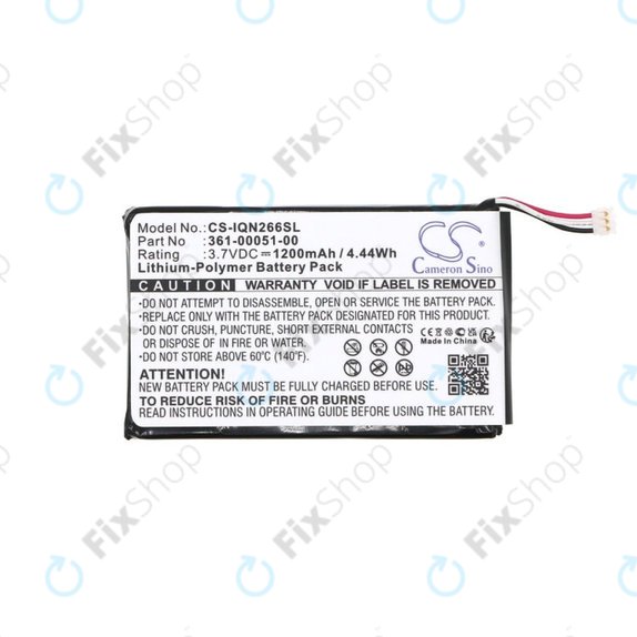 Baterie pentru Garmin Nüvi 2660, 1200mAh, Li-Pol, 3.7V, 361-00051-00, HQ
