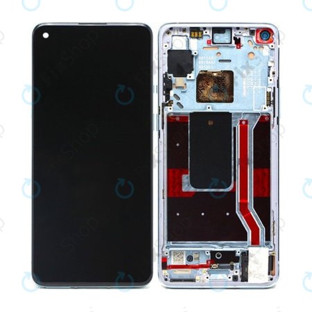OnePlus 8T - Ecran LCD + Sticlă Tactilă + Ramă (Black) OLED