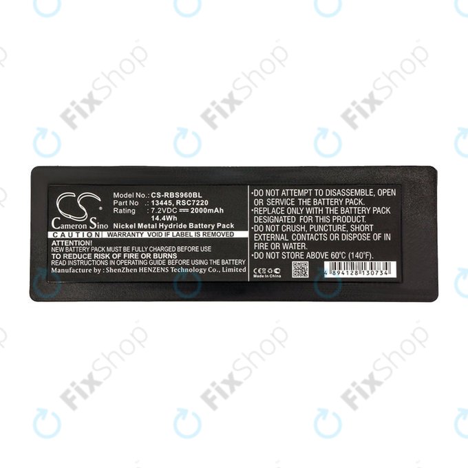 Baterie pentru Scanreco 590, 592, 2000mAh, Ni-MH, 7.2V, RSC7220, HQ