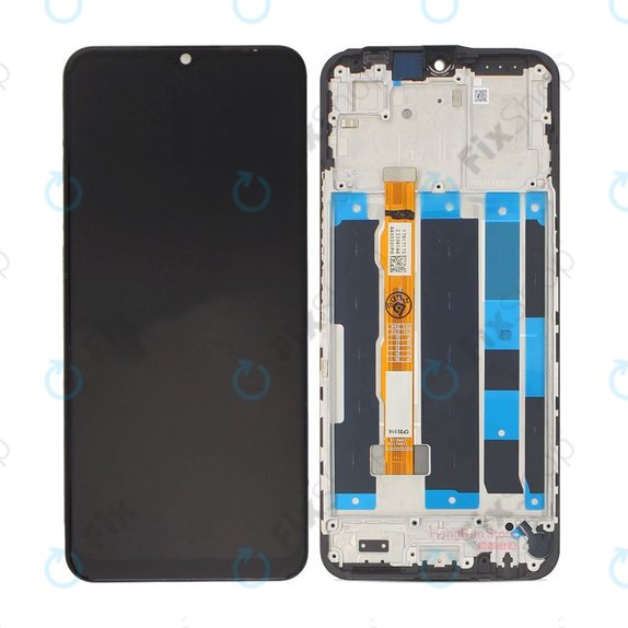 Vivo Y35 5G V2230A - Ecran LCD + Sticlă Tactilă + Ramă (Black) TFT