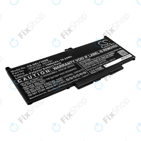 Baterie pentru Dell Latitude 13 7300, 14 7400, 7400mAh, Li-Pol, 7.6V, 05VC2M, HQ