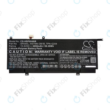 Baterie pentru HP Spectre X360 13, 3850mAh, Li-Pol, 15.4V, HSTNN-OB1B, HQ