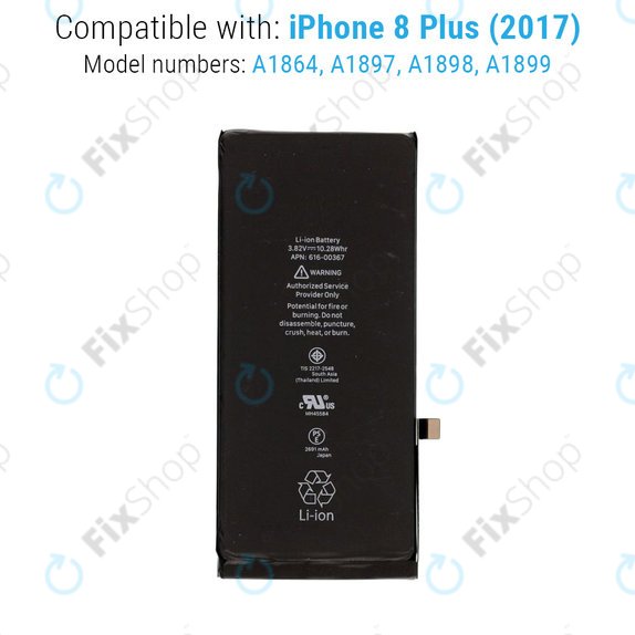 Baterie pentru iPhone 8 Plus, 2691mAh