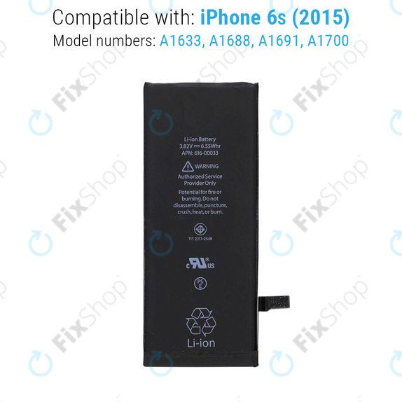 Baterie pentru iPhone 6S, 1715mAh
