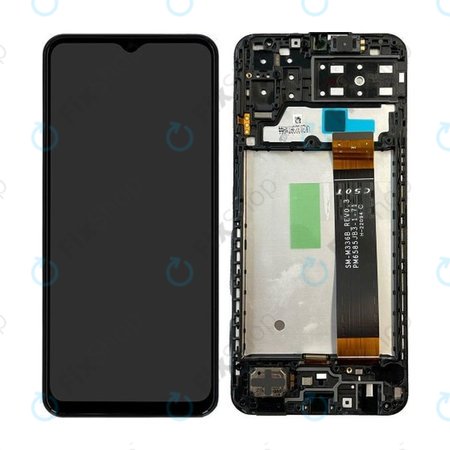Samsung Galaxy A13 A135F - Ecran LCD + Sticlă Tactilă + Ramă (Black) - GH82-28508A Genuine Service Pack