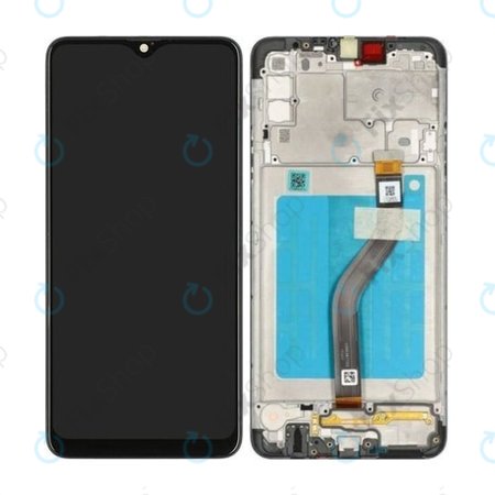 Samsung Galaxy A20s A207F - Ecran LCD + Sticlă Tactilă + Ramă (Black) - GH81-17774A Genuine Service Pack