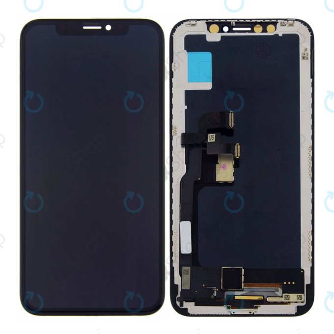 Apple iPhone X - Ecran LCD + Sticlă Tactilă + Ramă TFT (5 Pack)
