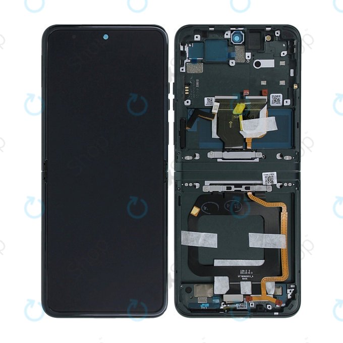 Motorola Razr 40 - Ecran LCD + Sticlă Tactilă + Ramă (Sage Green) - 5D68C22834 Genuine Service Pack