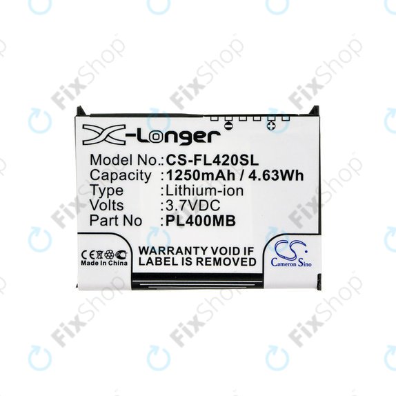 Baterie pentru Fujitsu Siemens Loox N560, N520, N500, 420, 410, 1250mAh, Li-Ion, 3.7V, PL400MB, HQ