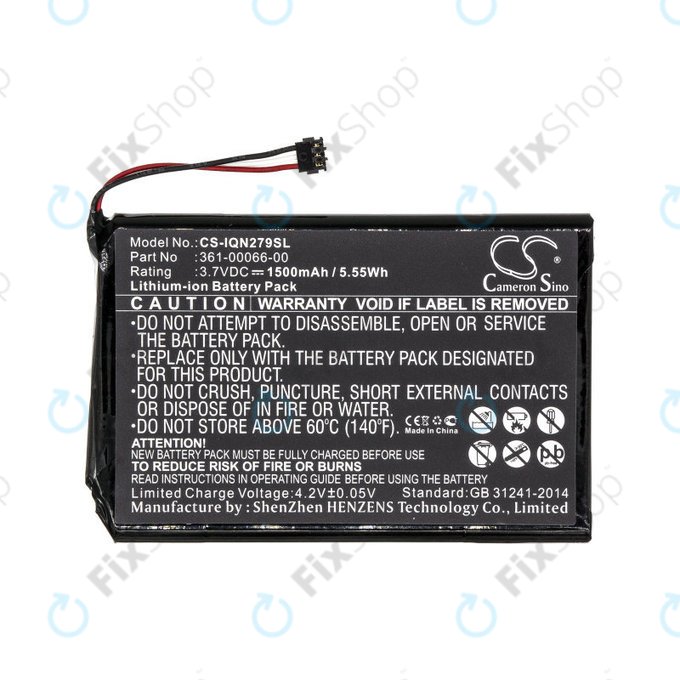 Baterie pentru Garmin Nüvi 2757, 1500mAh, Li-Ion, 3.7V, 361-00066-00, HQ