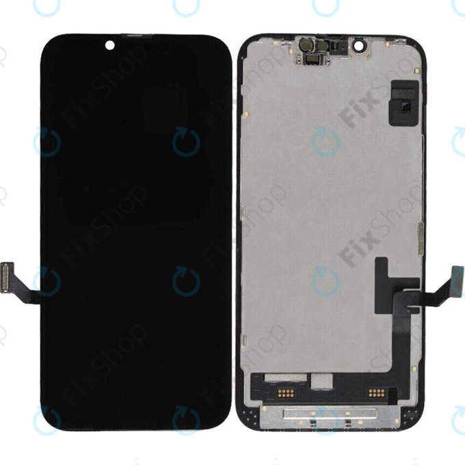 Ecran Soft OLED pentru iPhone 14 - Sticlă Tactilă + Ramă, DIAGNOSTIC