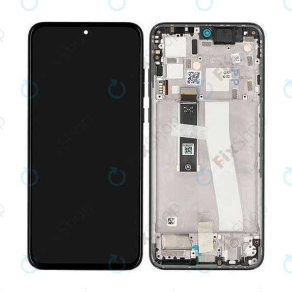 Motorola Edge 30 Neo XT2245 - Ecran LCD + Sticlă Tactilă + Ramă (Black Onyx) - 5D68C21403 Genuine Service Pack