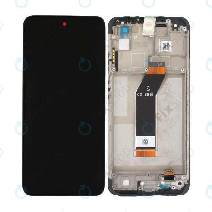 Xiaomi Redmi 10 (2022) - Ecran LCD + Sticlă Tactilă + Ramă (Black) TFT