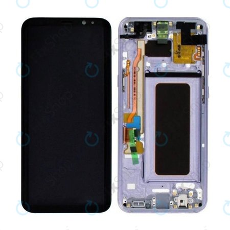 Samsung Galaxy S8 Plus G955F - Ecran LCD + Sticlă Tactilă + Ramă (Orchid Gray) - GH97-20470C, GH97-20564C, GH97-20565C Genuine Service Pack