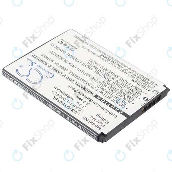 Baterie pentru Alcatel One Touch, OT, TCL A, Vodafone, 900mAh, Li-ion, 3.7V, CAB31L0004C1, HQ