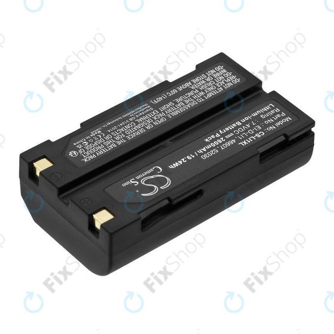 Baterie pentru BCI Capnocheck II Capnograph, 2600mAh, Li-Ion, 7.4V, MCR1821J/1-H, HQ