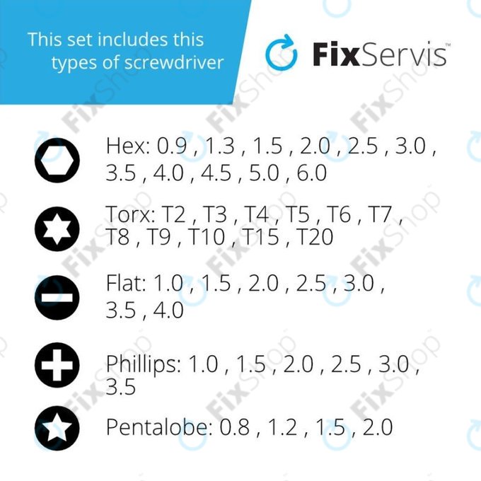 Jakemy JM-8163 - Set de Unelte de service pentru service electronic 62v1