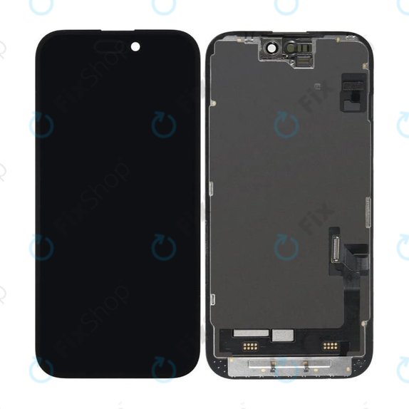 Ecran In-Cell HD+ pentru iPhone 15 Plus, Sticlă tactilă cu ramă