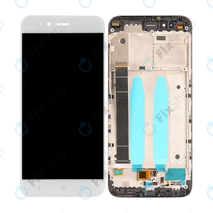 Xiaomi Mi A1 (Mi 5X) - Ecran LCD + Sticlă Tactilă + Ramă (White) TFT